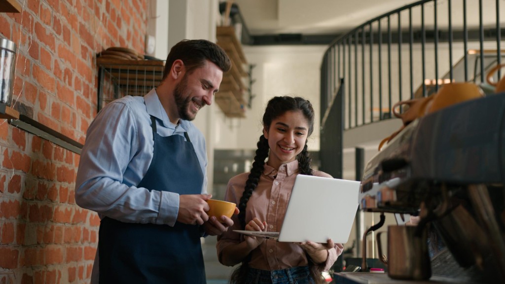 IT DEV team collaborating with a client